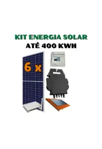 Kit Energia Solar 400 kWh Mês
