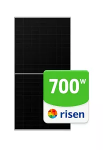 Placa Fotovoltaica Solar Risen 700W - Heterojunction | Bifacial 1 Placa Fotovoltaica Solar Risen 700W