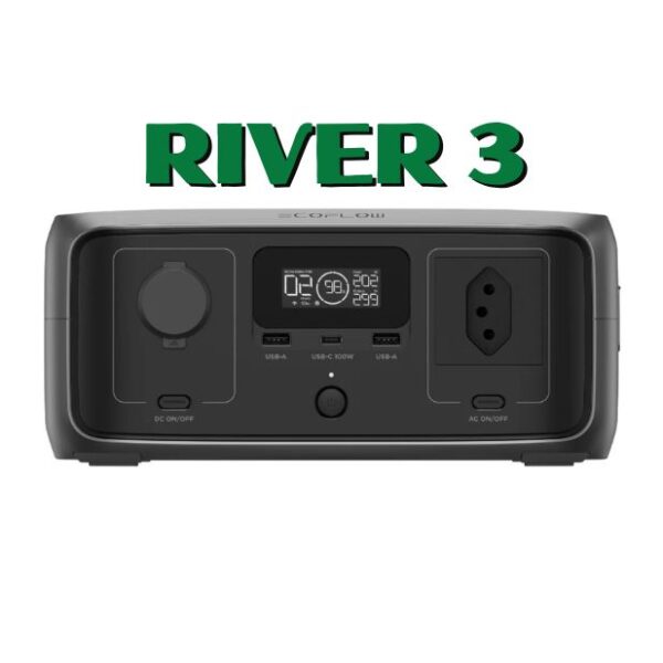 Estação de Energia Portátil EcoFlow River 3
