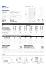 Datasheet Placa Fotovoltaica Solar DAH 585W