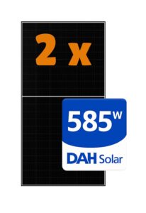 Kit 2 Placas Fotovoltaica Solar DAH 585W