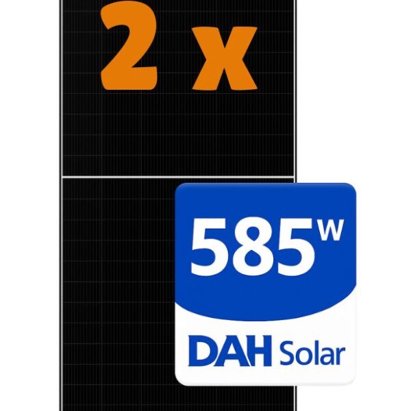 Kit 2 Placas Fotovoltaica Solar DAH 585W