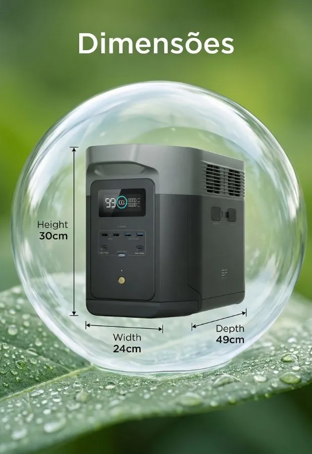 EcoFlow Delta 2 Max | 2400W e 2048 Wh - Promoo
