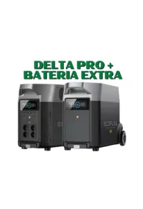 Kit Solar Para Ar Condicionado 18000 btus | EcoFlow Delta Pro e Bateria Extra 2 Kit Solar Para Ar Condicionado 18000 btus - Ecoflow Delta Pro e Bateria