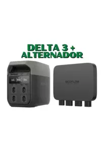 Kit Solar Para Caminhão | EcoFlow Delta 3 e Alternador Carregador 800W 2 Kit Solar Para Caminhão - Delta 3 e Alternador