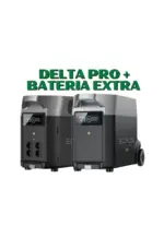 Kit Solar Para Ar Condicionado 18000 btus - Ecoflow Delta Pro e Bateria