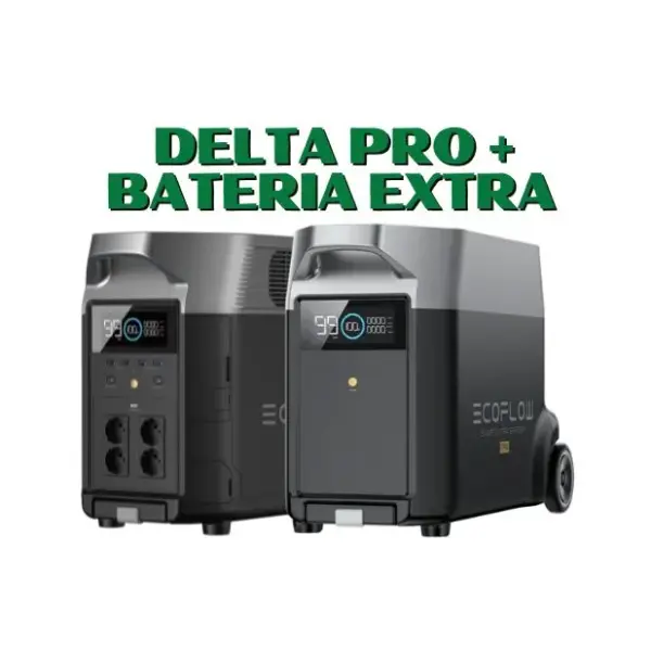 Kit Solar Para Ar Condicionado 18000 btus - Ecoflow Delta Pro e Bateria