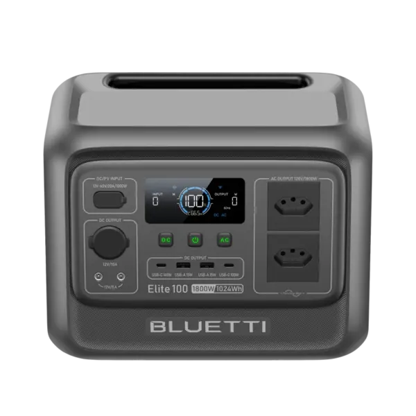 Bluetti Elite 100 V2 | 1800W 1024 Wh - Estação de Energia Portátil