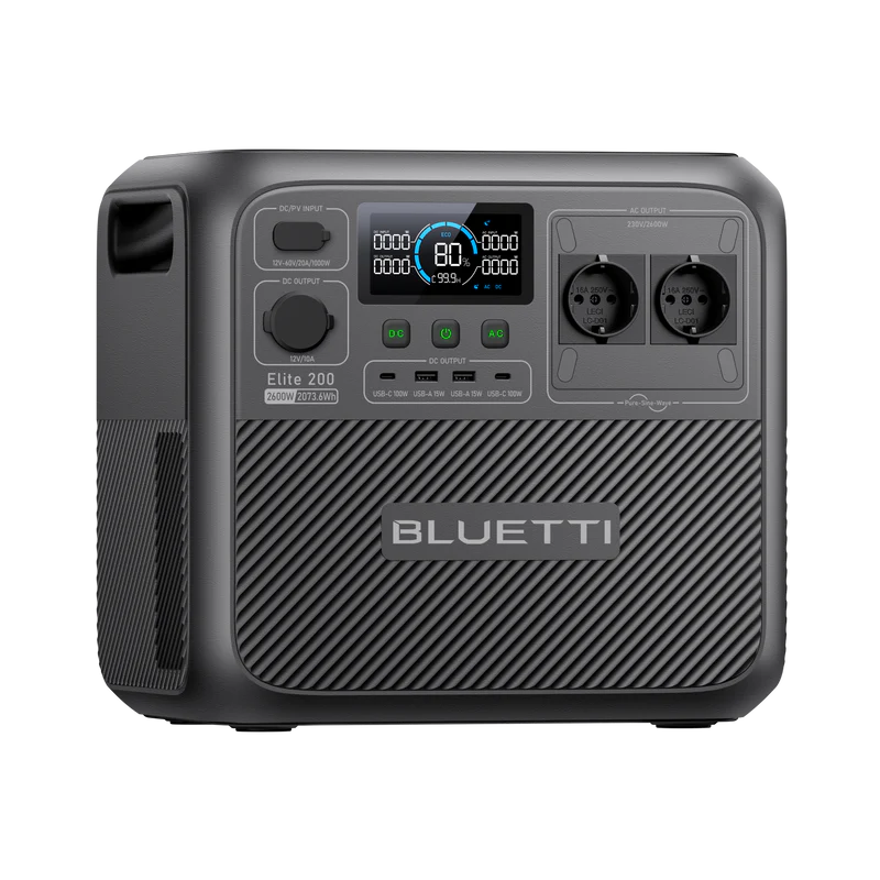 Bluetti Elite 200 V2 | 2600W 2073 Wh - Estação de Energia Portátil bluetti elite 200 v2 2600w 2073 wh estacao de energia portatil 1 Solar dos Pomares