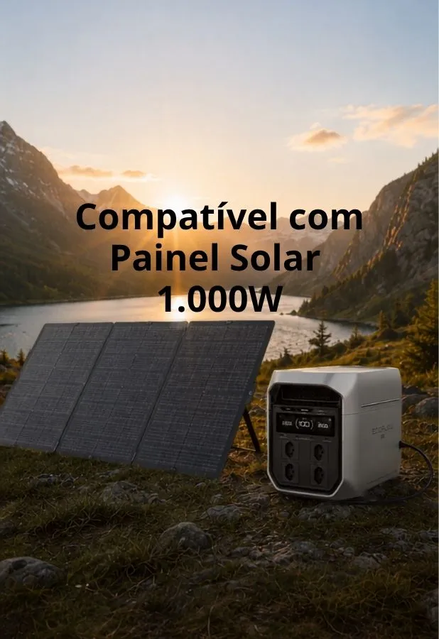 EcoFlow Delta 3 Max Plus | 3000W e 2048 Wh - Promoção